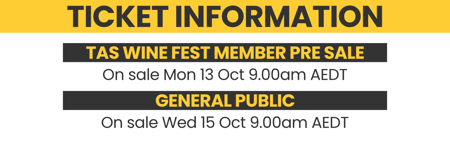 Member Pre Sale Begins Mon 13 Oct 9.00am AEDT, General Public On Sale Wed 15 Oct 9.00am